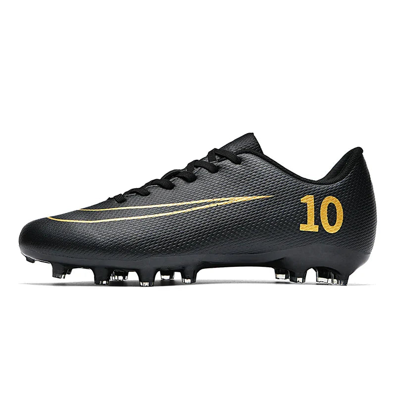 Low Top Soccer Cleats Men Football Boots TF AG Boys Turf Indoor Training Shoes Breathable Lightweight Comfortable Sport Sneakers