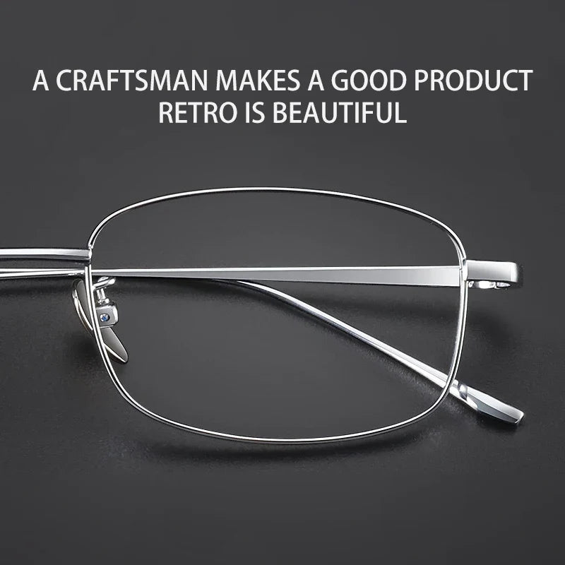 Ultra-light Women's Small Frame Geometric Design Men's Anti-blue Light Glasses Can Be Customized Prescription 8027