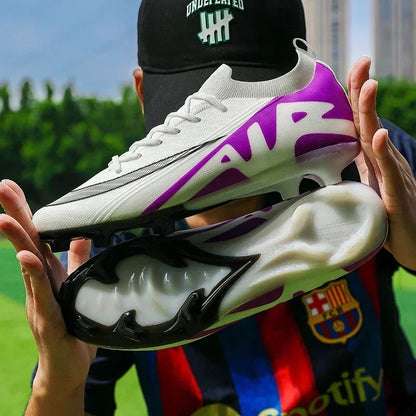Men Soccer Shoes Unisex Football Boots Non-Slip Grass Outdoor Sports Shoes Breathable Training Sport Ultralight Drop Shipping