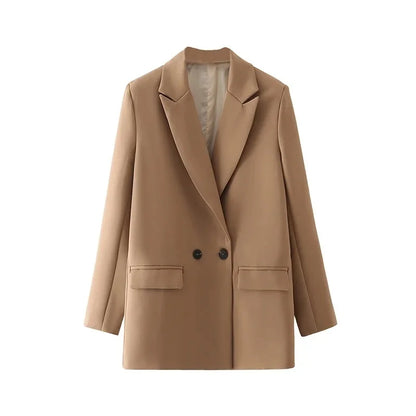 Blazer Woman Black Beige Khaki Blue Green Gray Women coat Fashion Office Wear Women's Blazers Jacket Outerwears 2024