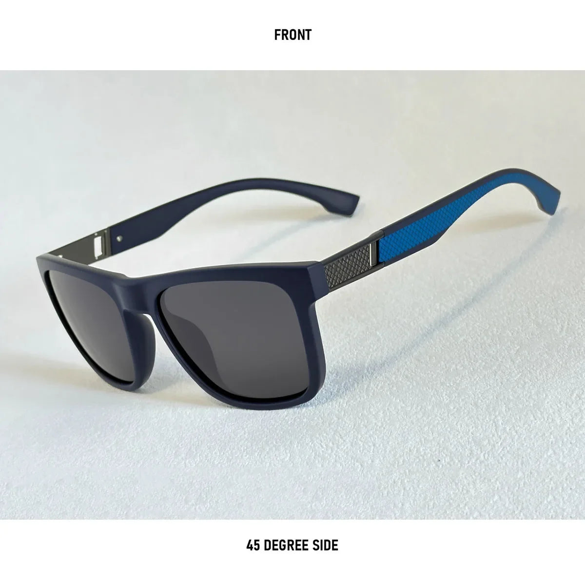 Vintage Retro Polarized Sunglasses For Men Vacation Square Sunglass Women UV400 Protection Fashion Glasses Gafas De Sol Hombre