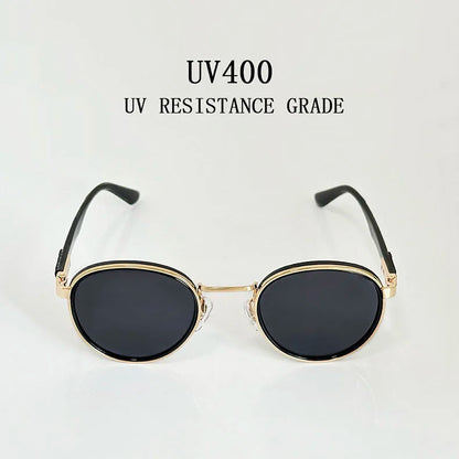 Fashion Oval Sunglasses For Men Luxury Retro Glasses Vintage Sunglasses Women Trendy And Fashionable Gafas De Sol Hombre Okulary
