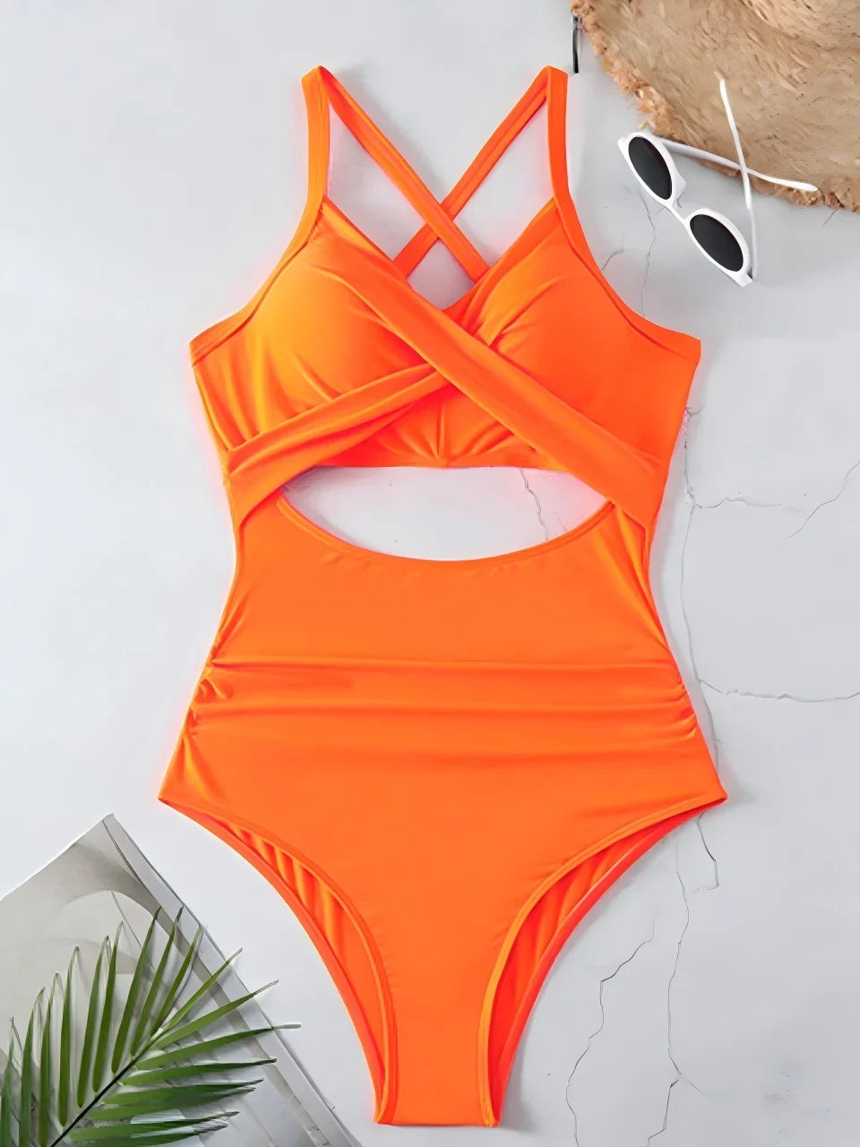 2026 Plain Ruched Swimsuit Women One Piece Solid Swimwear Female Beachwear Bathers Bathing Swimming Swim Bodysuit Summer