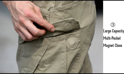 M3 Waterproof Tactical Hunting Pants Men  Special  Hiking Cargo Pants Multi Pocket Rip-stop Cotton Trousers