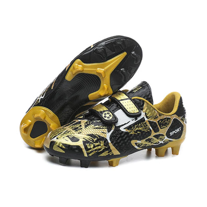 30-40# Personality Stylish And Comfortable Boys Girls Training Game Sneakers Indoor Outdoor Lawn Youth Student Soccer Shoes