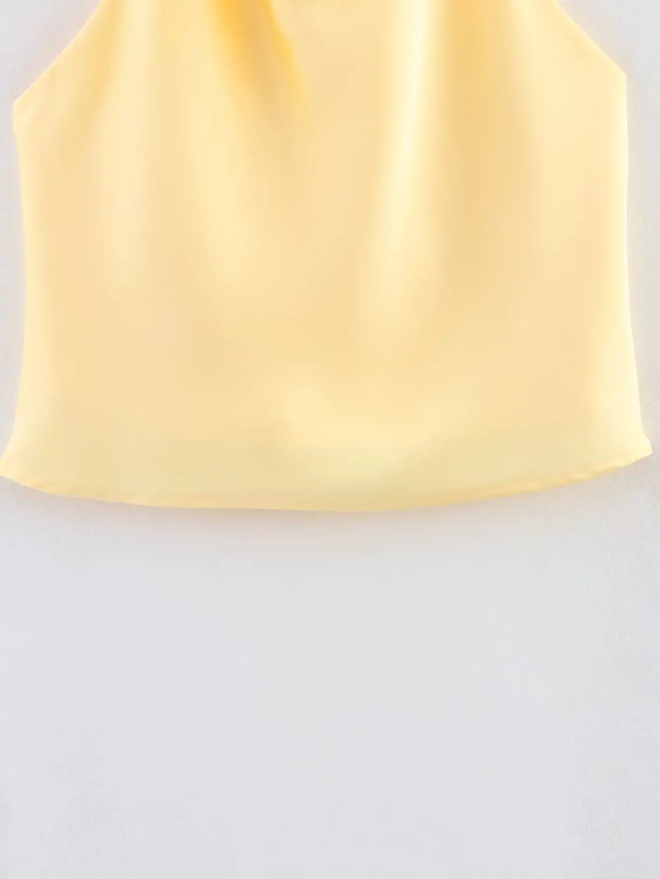 Spring Elegant Women Satin Halter Tops 2026 Summer Backless Off Shoulder Corset Vest Female Fashion Slim Crop Tank Top