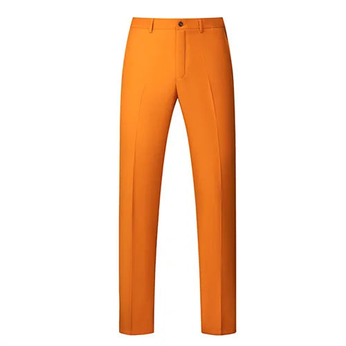 2026 New Men's Rose Red Trousers, Asian Size Blue Formal Pants, Black Pantalon Hombre.