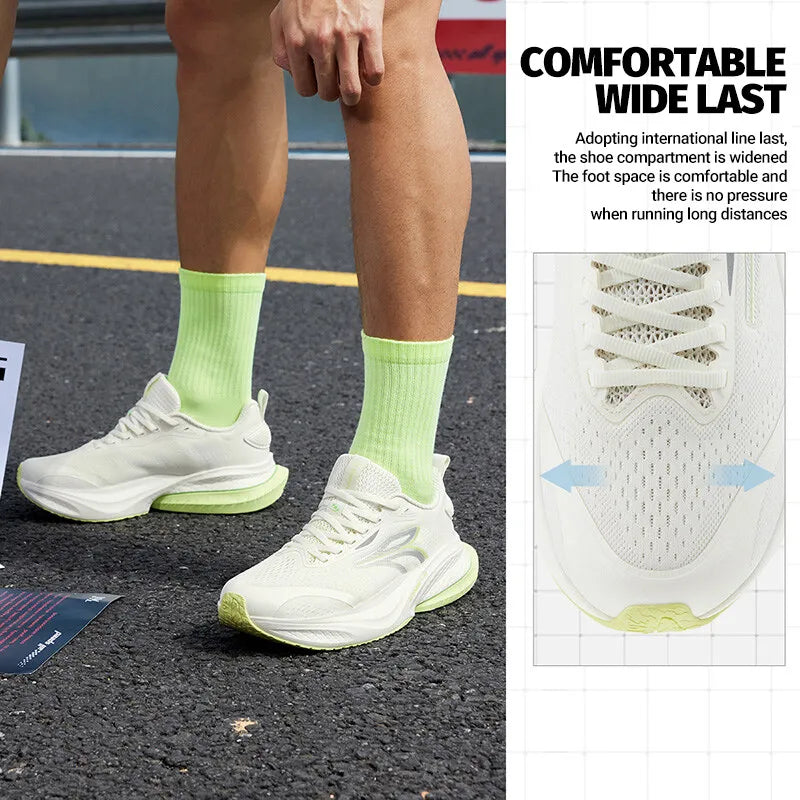 MAX Men Running Shoes New Mesh Soft Breathable Rebound Shock-absorber Stable Versatile Male Sneaker 672522225