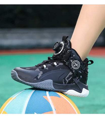 New high-quality breathable and fashionable casual basketball shoes for children and boys