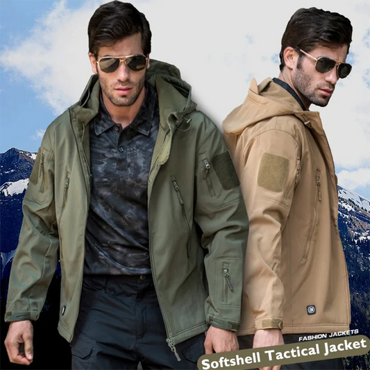 Winter Outdoor Work Sets Mens Field Training Jackets Multi-Pocket Fleece Cargo Pants Tactical Waterproof Camping Tracksuits Set