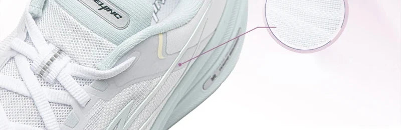 Women's YUEYING 5 Optimized Cushion Running Shoes with Wide Toe Box TEMPO BOUNSE Reflective LiNing Sneaker ARHW004