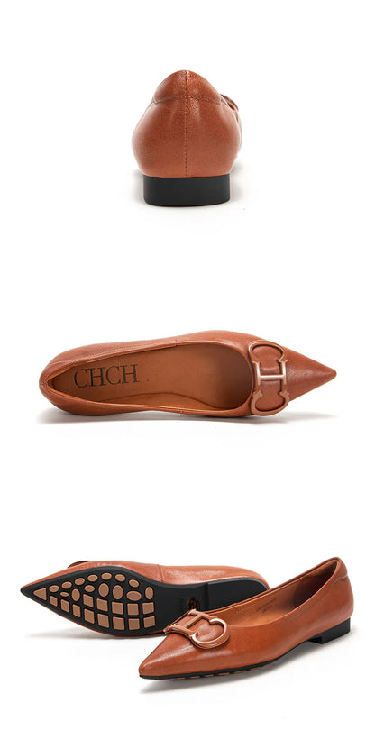 Women's Flats Simple Solid Coloured Classic Fashionable Style Pointed Toe Suitable for Business Office Comfortable For Girls