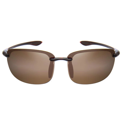 Rimless Polarized Sports Sunglasses Men&Women Tr90 Frame for Running Fishing Baseball Driving （8001）