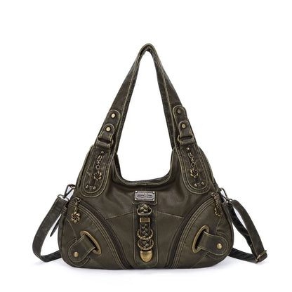 Vintage Women Handbags Shoulder Bag Top-handle Handbag Fashion Vintage Dumpling Pack Shoulder Bag Tote Bag Hobos Large Purse