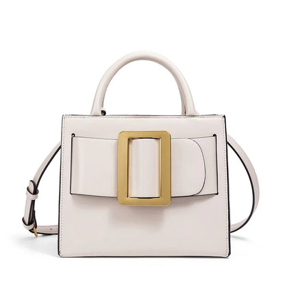 Chic Buckle Handbag Women 2026 New High Quality Trend Exquisite Luxe Shoulder Bag Distinctive Design Faux Leather Crossbody Bag