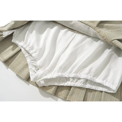 American Retro Pleated Mini Skirt Women Sexy Low Waist Summer Skirts Cool Girl Y2K saia