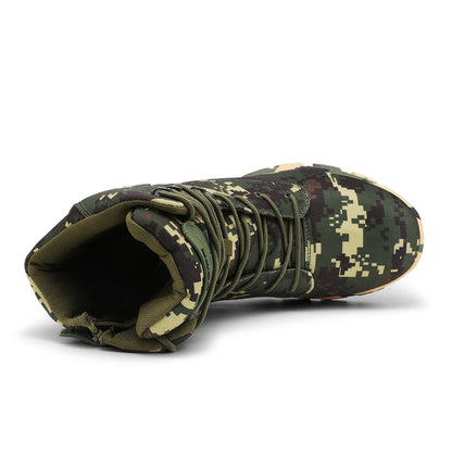 New Men Tactical Boot Combat Anti-Slip Brand Unisex Breathable Special Force Size Plus Army Boots Male Military Motorcycle Shoe