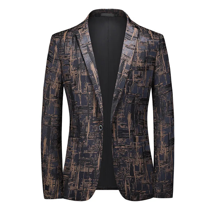 2026 New Men's Red Single-breasted V-neck Blazer Coat, Asian Fit Wedding Party Dress Jacket M-6XL New Arrivals