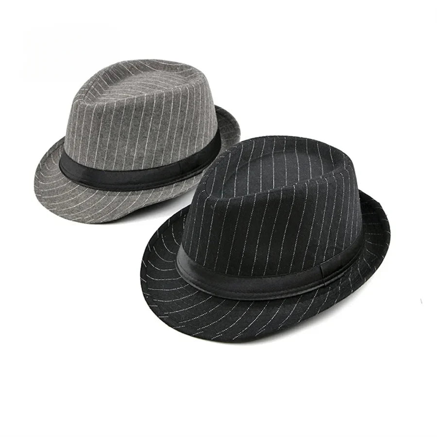 Spring Summer Wool Wedding Hat for Mid-Aged Men Couple Fashion Autumn Winter Party Plaid Luxury Design Jazz Hat Fedora Hat Women