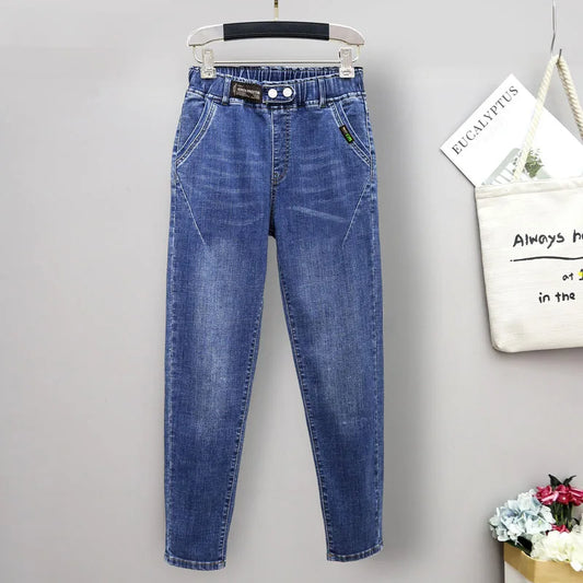 5XL High Waist Jeans Women Vintage Plus Size Jeans Femme Harem Pants Loose Boyfriend Denim Jeans Streetwear Trousers Women Z31