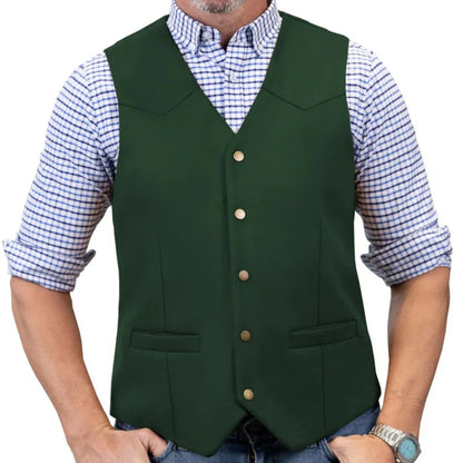 Men Vest Gold Suede Velvet Single Button V Neck Waistcoat For Wedding Birthday Party Business Work Daily Casual Men Suit Vest