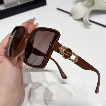 New High Quality Fashion Polarized Sunglasses Women  Vintage Square Sun Glasses Female Ladies Gafas De Sol UV400 Glasses Men