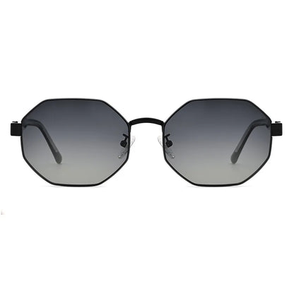 New Fashion Polygon Metal Frame Sunglasses  Women Sunglasses Men Luxury Brand Design Sun Glasses Women Mirror Gafas De Sol UV400