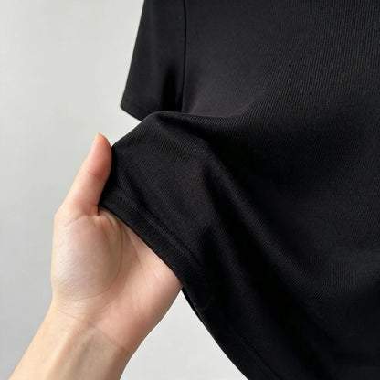 Women's Basic Solid Color High-Quality Backless Bodysuit