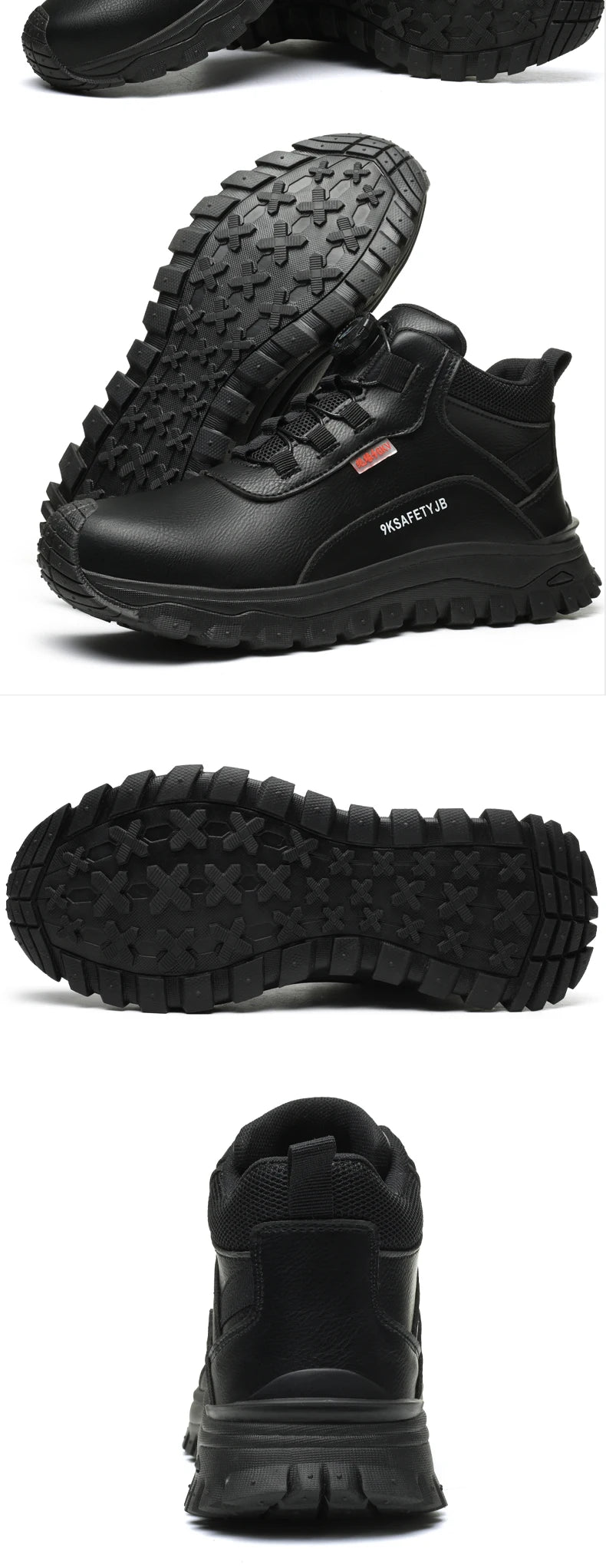 mens safety shoes waterproof work boots anti-slip plastic toe work shoes anti-puncture Safety sneakers man insulation shoes
