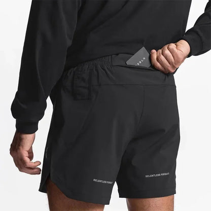 Men's Quick-Drying Shorts Summer Gym Workout Running Basketball Sports Breathable Slim Fit Casual Training Streetwear Fashion‌