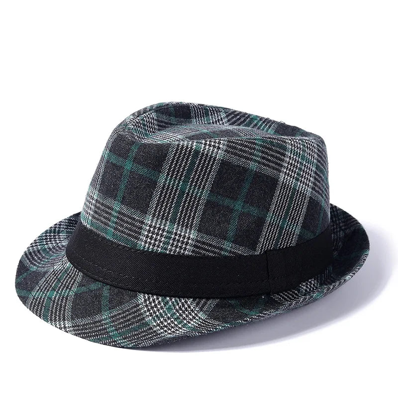 British Style Top Hat European and American New Gentleman Hat Men's Sunshade Jazz Hat Dad Fedoras Bucket Hat Gift