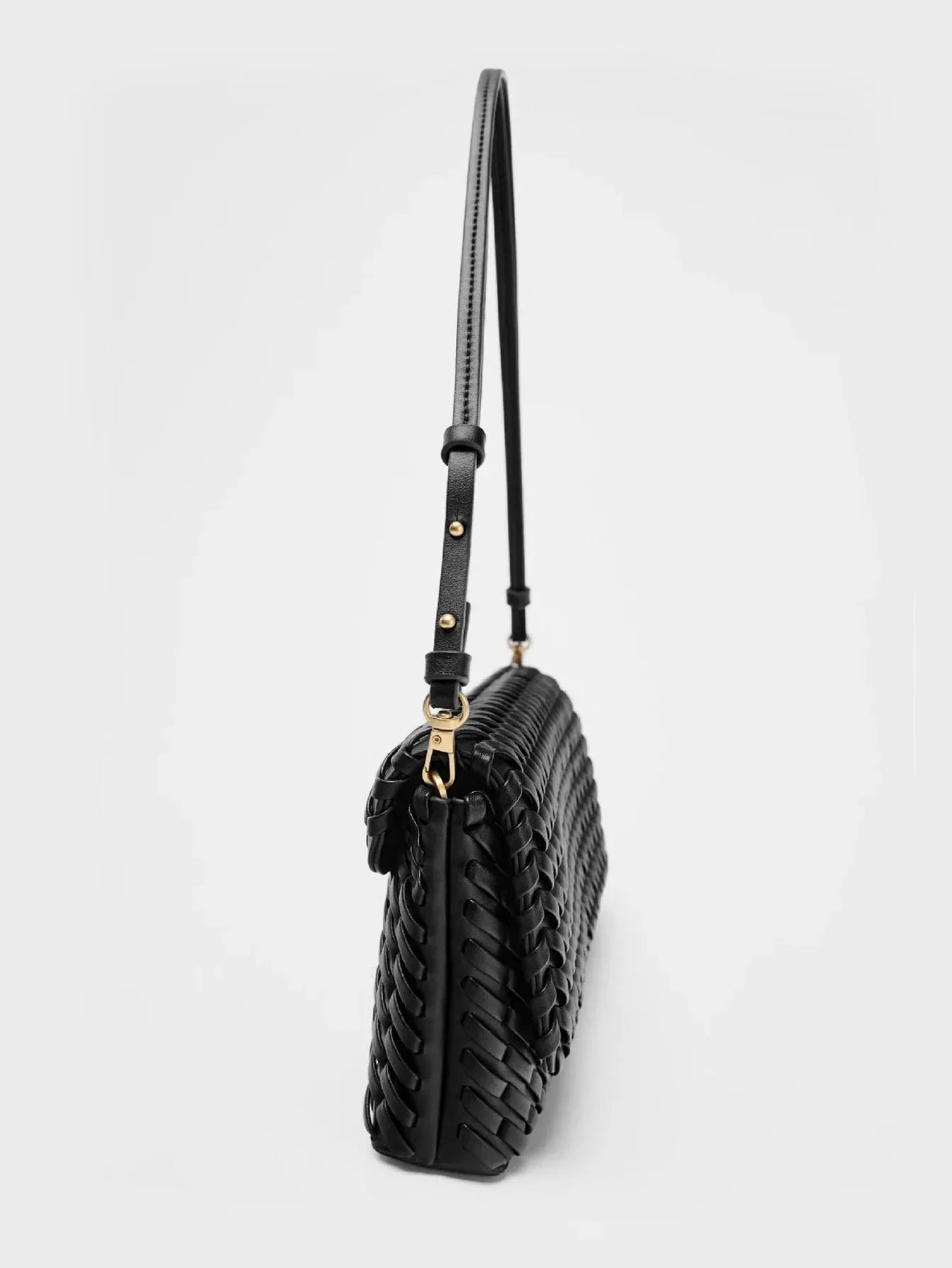Luxury Woven Women's Bag Fashion PU Leather Shoulder Bags for Women Cover Flap Envelope Crossbody Bag Designer Bags Clutch Purse