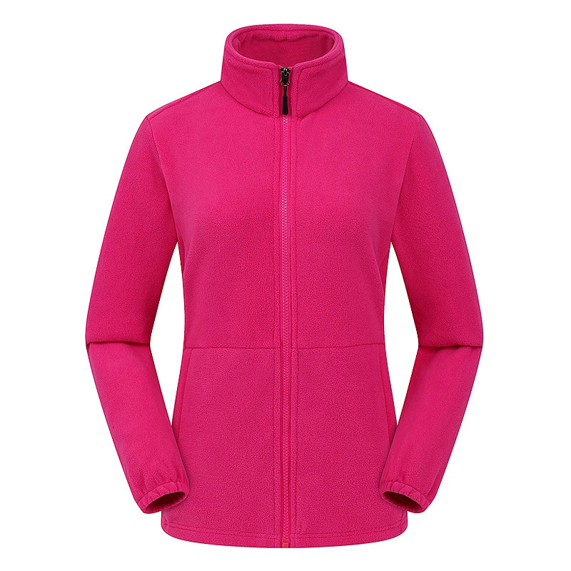 Winter Polar Fleece Jackets Women Windproof Thermal Soft Shell Jacket Outdoor Hiking Camping Skiing Climbing Warm Coat