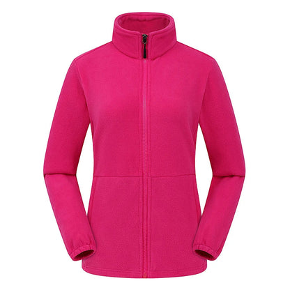 Winter Polar Fleece Jackets Women Windproof Thermal Soft Shell Jacket Outdoor Hiking Camping Skiing Climbing Warm Coat