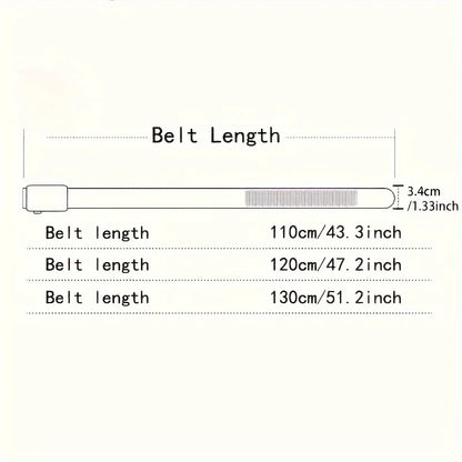 2025 New Men's Business Belt Alloy Automatic Buckle Belt Fashion Belt Luxury Jeans Belt PU Leather High-Quality Straps