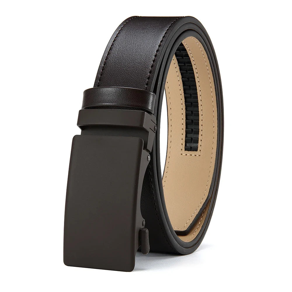Men's High-quality Buckle Jeans Cowhide Casual Belt Business Denim Belt Men's Fashion Designer 2025 New Style