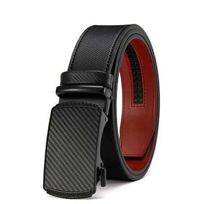 Men Belts High Quality Leather LONG Large Pin Buckle Metal Automatic Buckle High Quality Casual for Jeans Women Strap