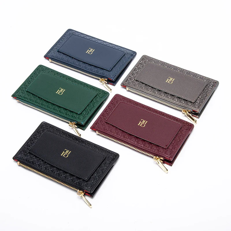 Multicolour Multi Fashion Classic Style 2024 Unisex Wallet PC Material Business Office Commuter Portable Card Case