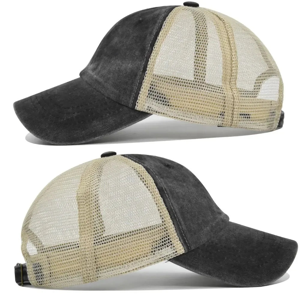 Fashion Men Baseball Cap Hot Sale Unisex Trucker Hat Multi Colors Plain Baseball Cap Women Men Washed Cotton Cap