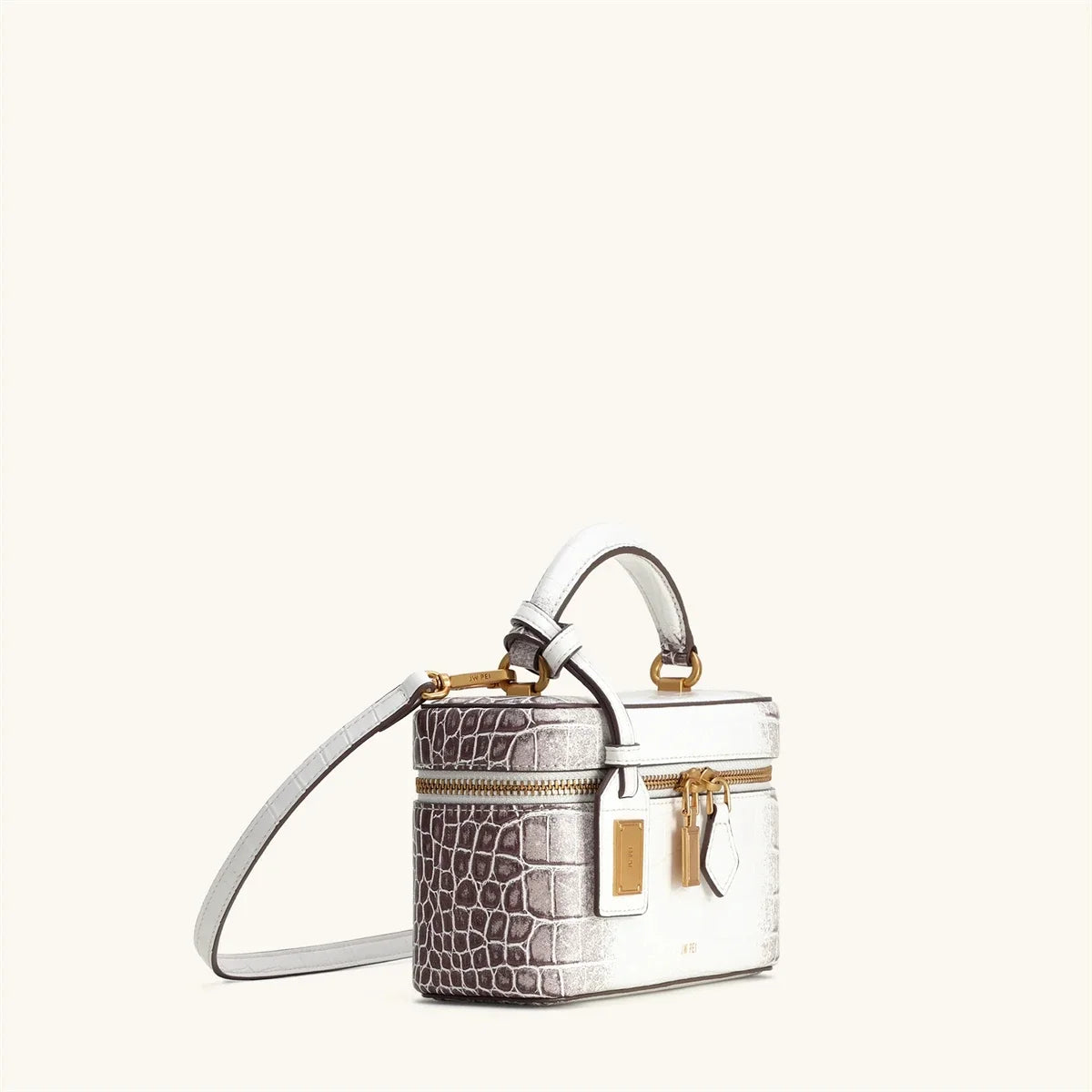 Textured Leather Crossbody Bag for Women, Designer Shoulder Purse with Letter Logo, Chic Commuter Handbag
