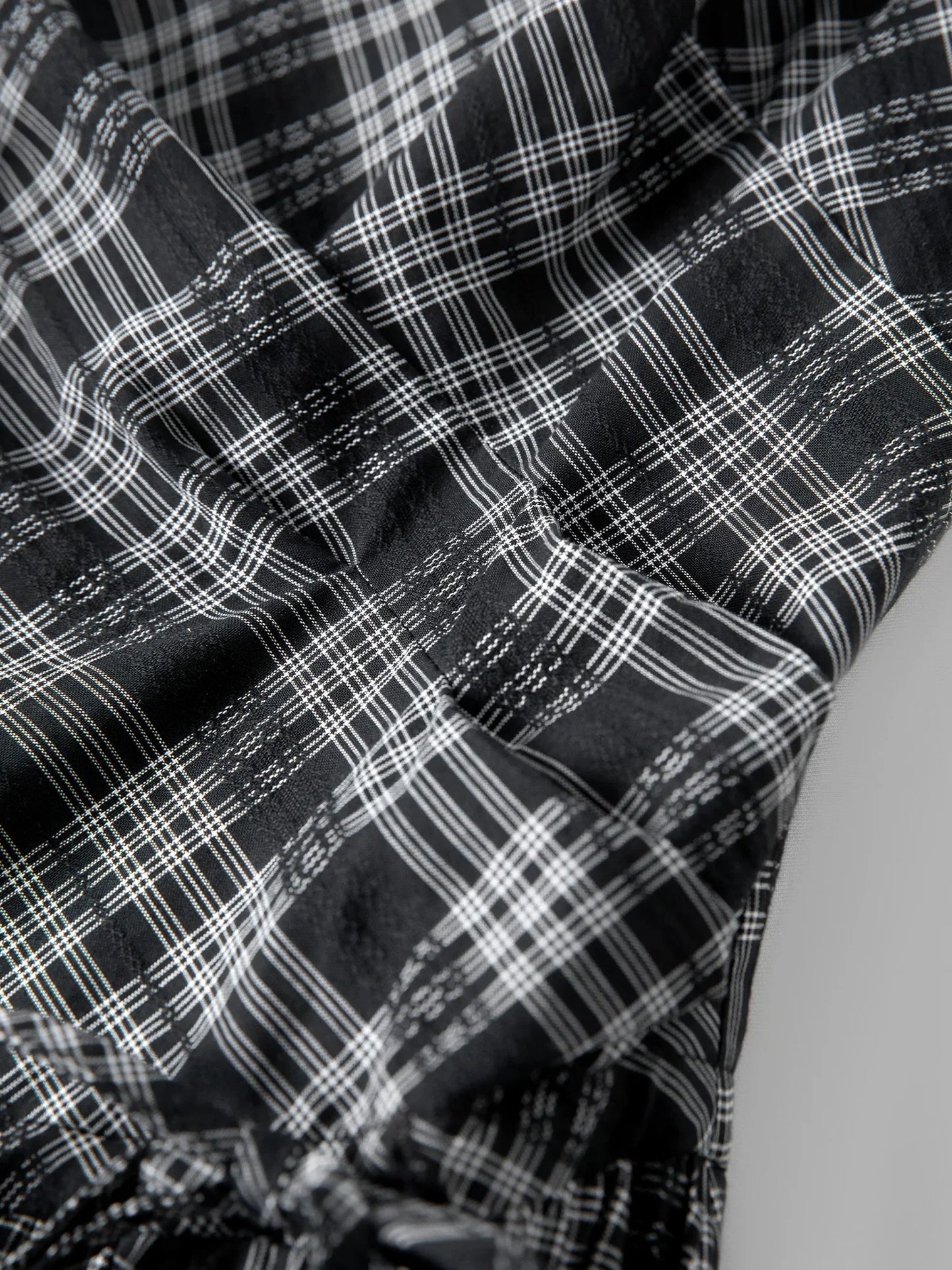 2026 Summer Women One Shoulder Asymmetrical Sleeveless Dress Plaid Check Midi Dress for Rebellious Prep & Vacation Style
