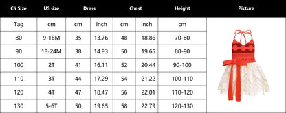 Baby Girls Dress Up Moana Costume Toddler Kids Summer Princess Dress Children Halter Dress Backless Carnival Halloween Clothes