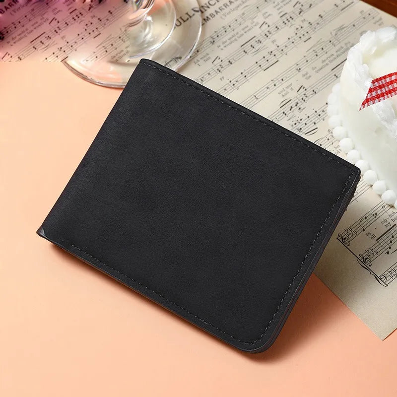 2026 Nouveau Portefeuille Homme Court Pince à Billets Zippé Cuir Souple Léger Simple
