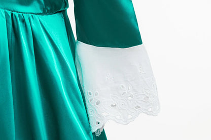 2026 Movie Off Shoulder Big Swing Skirt Princess Galaxy Dress up Rosalina Cosplay Outfit Children Plumber Bros Girl Costume Gown