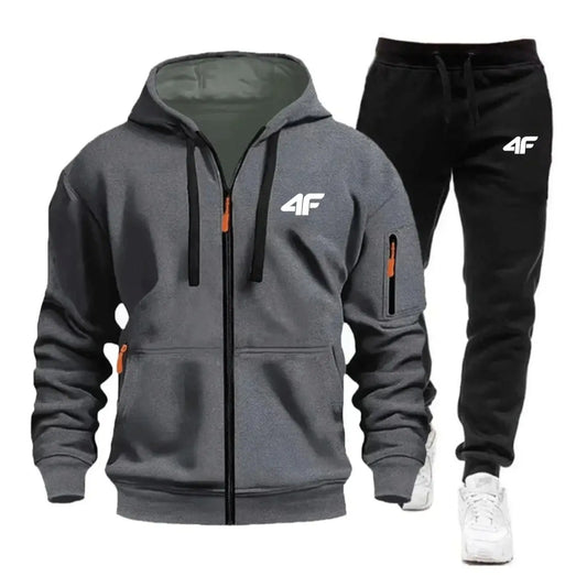 Sets for Men Two Piece Outdoors Mens Tracksuit Set Hot Sales Sportswear Man Sweatpants Hoodie Fashion Comfortable Casual Jogging