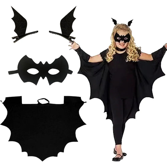 1set/lot cosplay bat costumes girl boy halloween party costumes