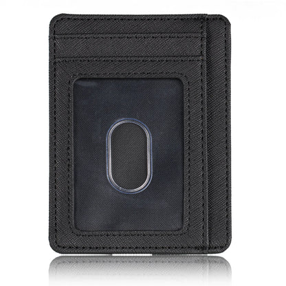 Blocking Wallet Business Card Cover for Case Super Thin Men Leather Credit Card Holder Card Travel Wallet Minimalist Wallet