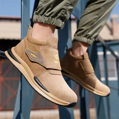 Fashion 2024 Latest 10KV Heat Resistant Welding Shoes Steel Toe Cap Men Work Safety Shoes Nail Proof Anti Smashing Sneakers