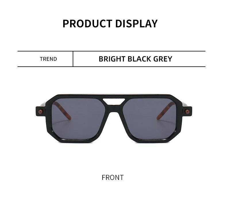 2022 Square Sunglasses For Men Fashion Glasses Luxury Retro Blue Light Blocking Shades Vasos Decorativos Oculos De Sol Masculino
