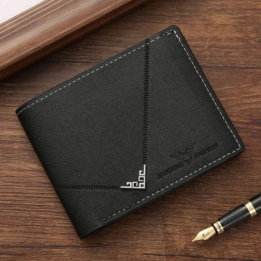 Portefeuille en Cuir Slim pour Homme, Bloqueur RFID, Bifold, Portefeuille de Poche Avant, Porte-Cartes de Crédit Minimaliste, Pince à Billets